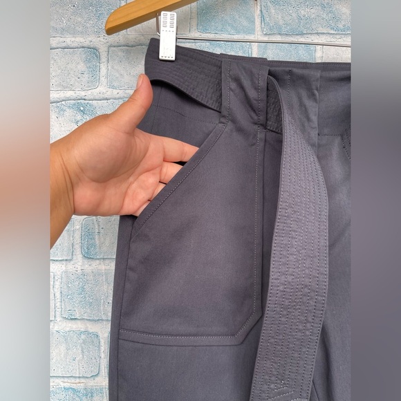 Veronica Beard Mahary Belted High-Waisted Pants size 2 - Picture 7 of 16